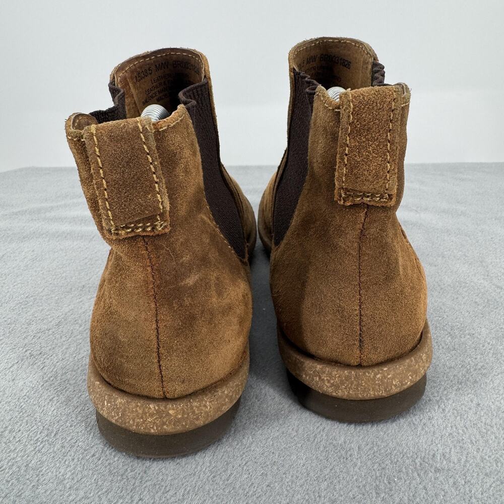 Born Faline Chelsea‎ Boots Womens 7.5 Brown Suede Ankle Booties - Picture 4 of 8